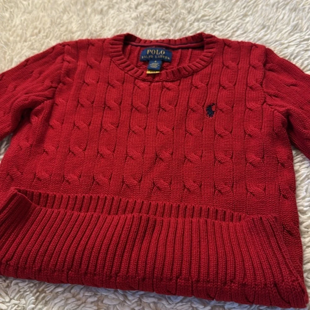 NWOT Polo Ralph Lauren Cable-Knit Cotton Sweater for kid size 4